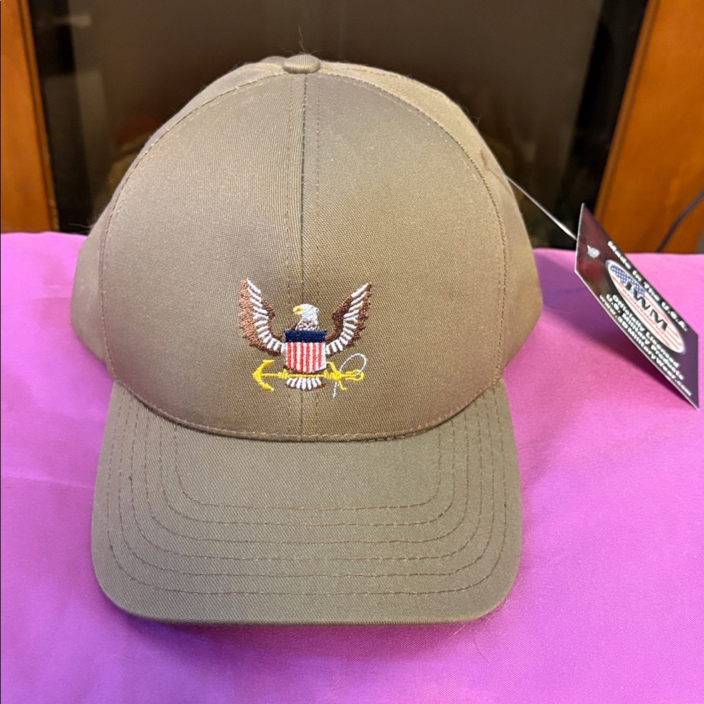 Coyote Brown Navy Cap